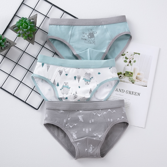 Cotton New Design seamless Soft Young Boys Wholesale Boxer Briefs Kids Underwear