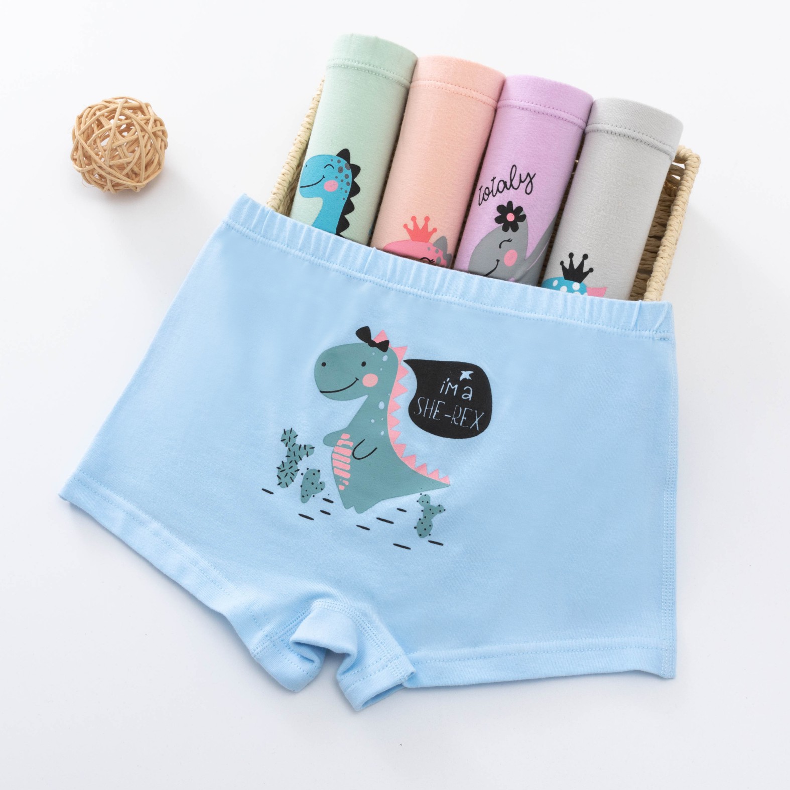 Factory Wholesale Cute Little Kids Play Shorts Baby Girl Panties Children's Underwear