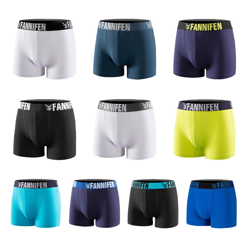 Elastan mens boxers colorful underwear cotton boxer plus size men underwear cotton boxer