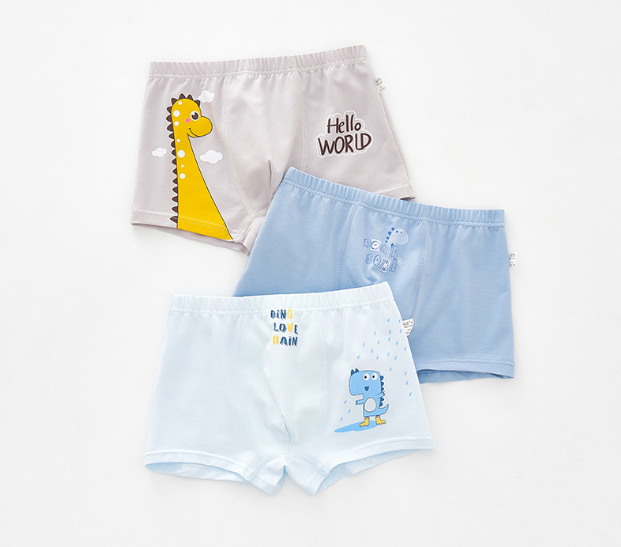 Boy's cotton cartoon cute underwear kids reactive printing boys underwear