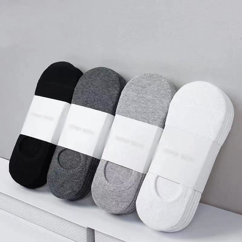 Hot sale Men women cotton no show invisible sock non slip low cut socks for men for Flats and Dress Shoes Liner Socks