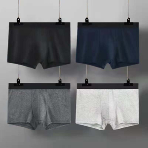 Plue size High quality sexy mens Brief Classic solid Cotton Mid Rise men underwear boxer shorts men's briefs