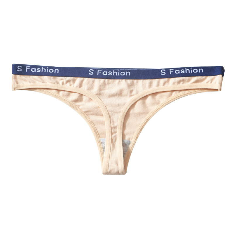 Hole sale Customized Color Logo Wholesale Custom Printed Underwear Sexy Women Panties Thong for ladies