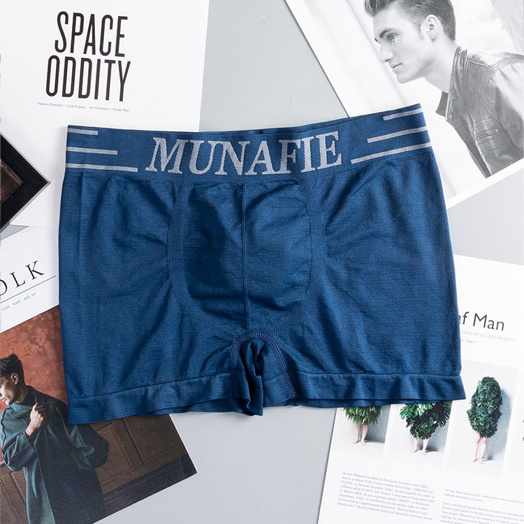 Men's Printed Letter Underpants Nylon Fashion Seamless mid rise custom logo Boxer Briefs Good Elasticity Underwear