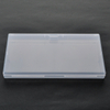 Empty Plastic Organizer Box 18.8x10.3x1.8cm