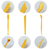 3 Pcs Plastic Clay Tool Set