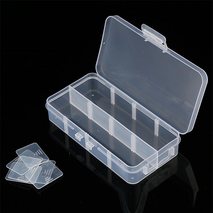 8 Grid Plastic Organizer Box 13x6.8x2.5cm