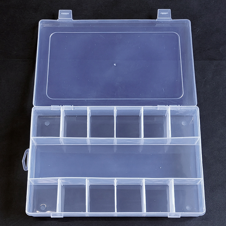 13 Grid Plastic Organizer Box 27.3x18.4x4.3cm