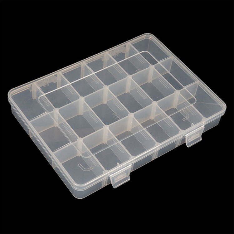 18 Grid Plastic Organizer Box 20x16x3cm