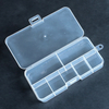 7 Grids Plastic Organizer Box 12.8x6.5x2.2cm