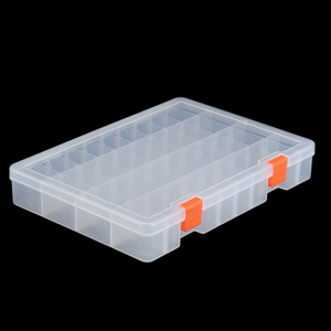 36 Grids Plastic Organizer Box 24.7x17.8x3.8cm