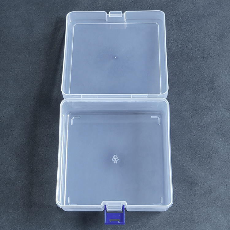 Empty Plastic Organizer Box 14.6x14.6x6.2cm