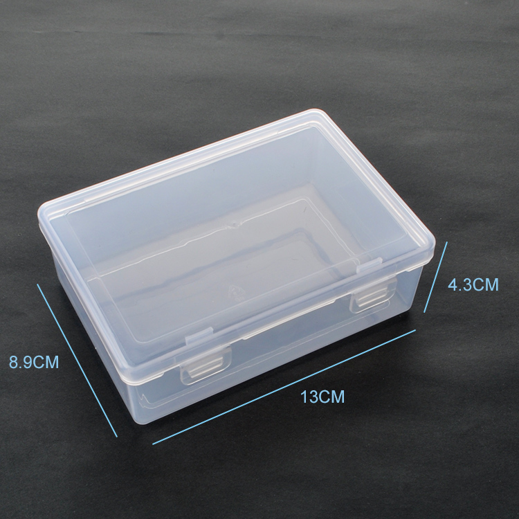 Empty Plastic Organizer Box 13x8.9x4.3cm