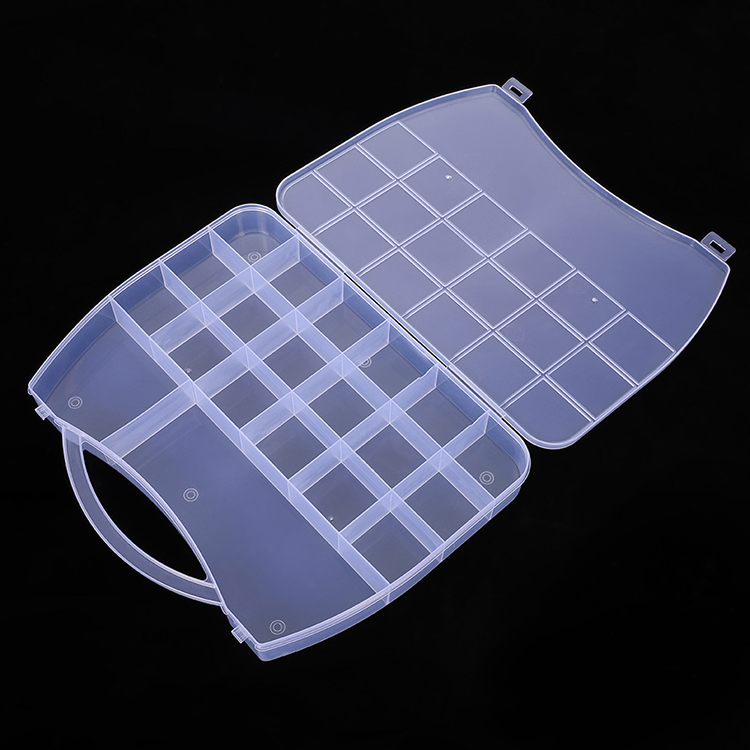 20 Grid Plastic Organizer Box 25.3x21.2x3.05cm