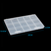 15 Grids Plastic Organizer Box 28x18.8x2.2cm