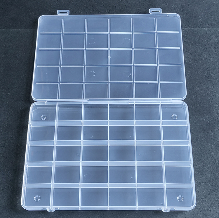 30 Grid Plastic Organizer Box 23.4x16.6x1.8cm