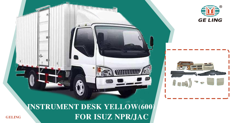 Isuzu Npr 100p Yellow and Wooden Dashboard Dasbor Isuzu Npr 100p Kuning dan Kayu