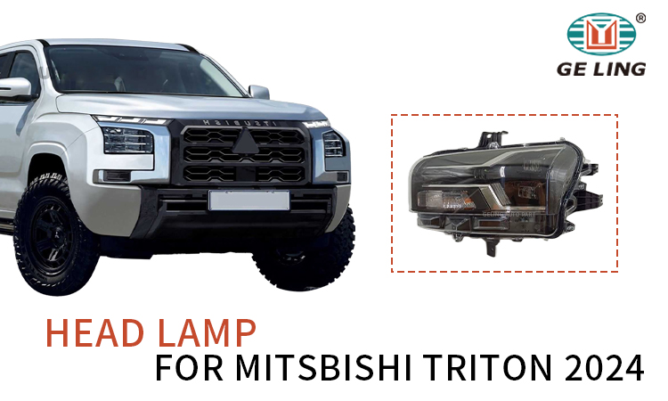 Led Headlight for Mitsubishi L200 Triton 2024 Lampu Depan Led untuk Mitsubishi L200 Triton 2024