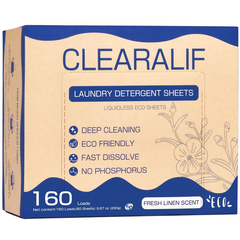 Clearalif laundry deteregent sheets Clearalif vaskemiddelark