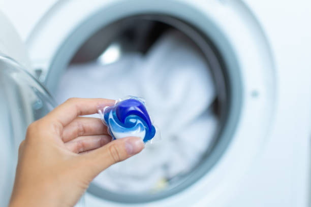Laundry Pods Dosage Guide دليل جرعات كبسولات الغسيل