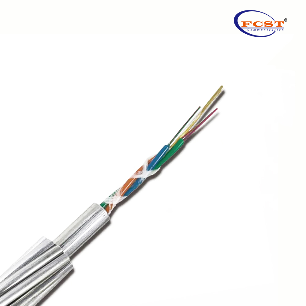Cable de fibra OPGW de tubo suelto de acero inoxidable de acero inoxidable de FCST