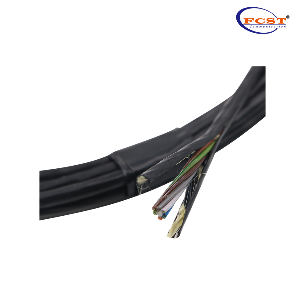 Câble à fibre optique soufflé par l'air pour solution souterraine ftth