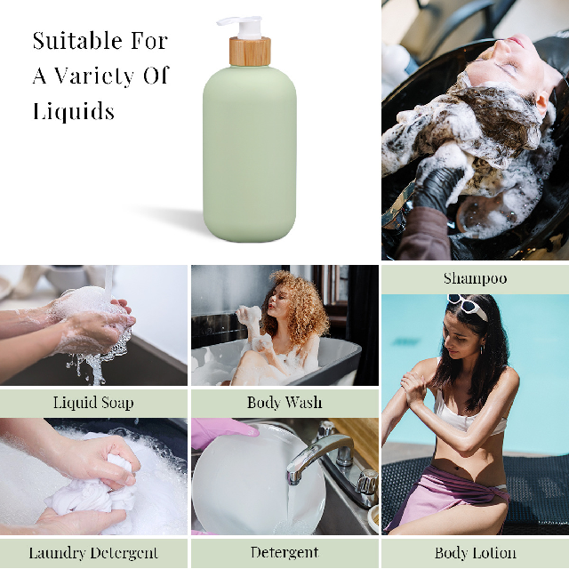 Body Lotion Plastic Shampoo Bottle 2 زجاجة شامبو بلاستيكية لوشن الجسم