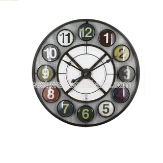Hot Quality Customized Logo Iron Fancy Plastic Luxury Wall Clock Case