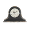 Distressed Black Bigital Table Clock Wood Roman Numerals