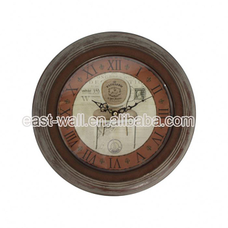 Customized OEM Acryl Metal World Time Zone Retro Wall Clocks