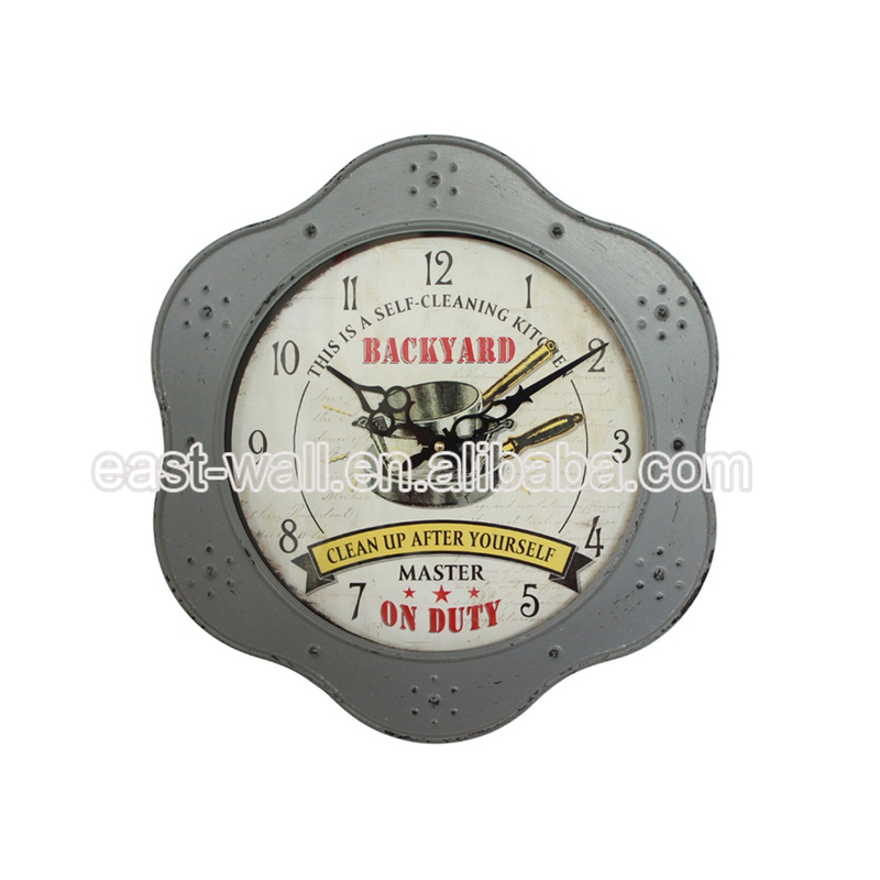 High Quality Your Own Design Custom Printing Logo Acrylic Wall Mirror Clock