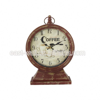 Quality Guaranteed Modern Iron Decorative Kids Digital Small Desk Clock Retro Table Clocks