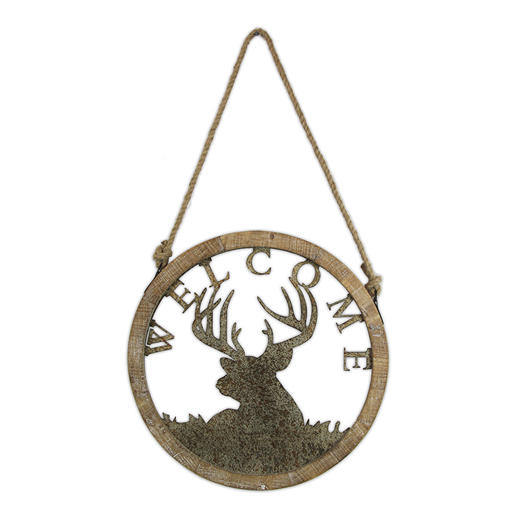 Cheap Prices Hanging Wood Sign Christmas Decorative Home Wall Plaque