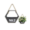 Outdoor Balcony Wrought Iron Flower Hanging Basket 4 Models Can Choose