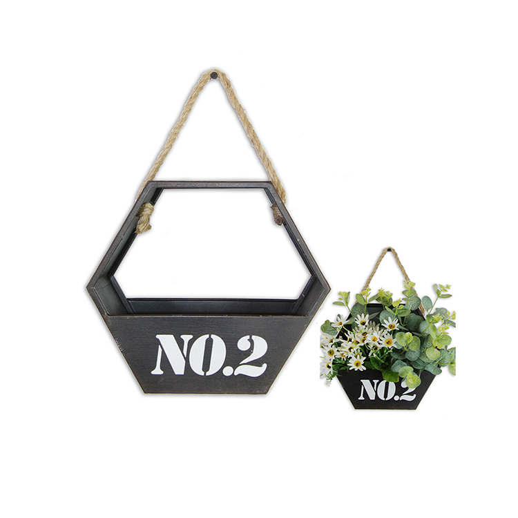 Outdoor Balcony Wrought Iron Flower Hanging Basket 4 Models Can Choose