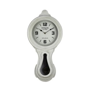 New Design Vintage Rustic Decorative Custom MDF Wall Clock With Iron