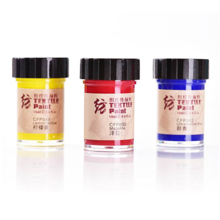 12x18ml Textile Paint Set