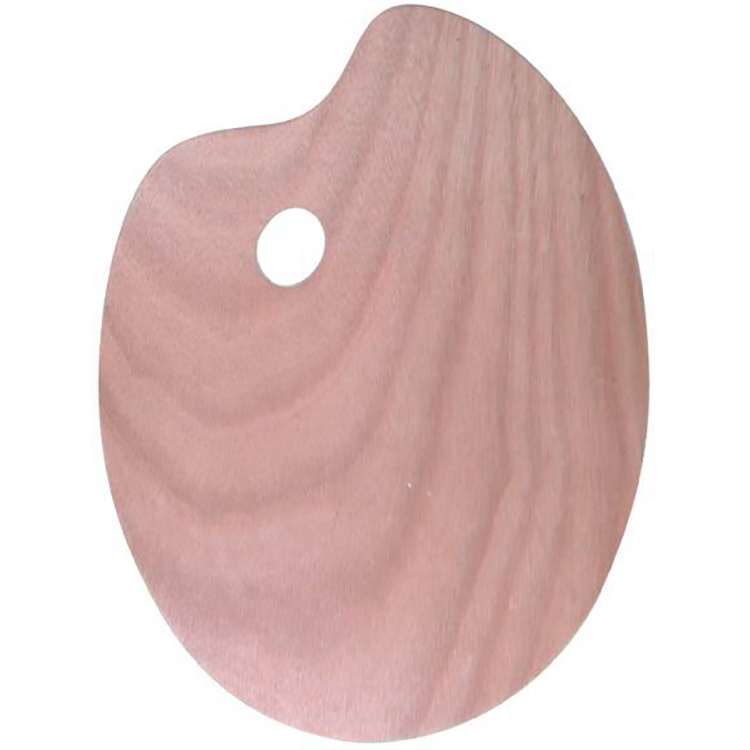 Oval Wooden Palette 3mm Thick 20x30cm/ 25x30cm/ 30x40cm/ 40x50cm