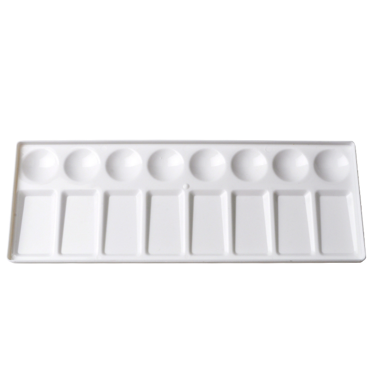 16 Well Rectangular Plastic Palette 30.5x11.5cm