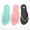 Venta al por mayor Shinning en la parte superior con sandalias de verano AH-8P032 de color liso con una suela de moda y una mujer PE - Ories
