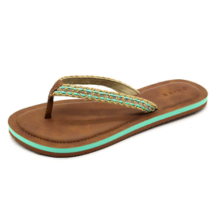 Elegante material de PU al aire libre Flip Flop AH-8E008 -Ories