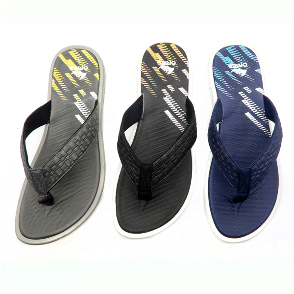 Personalizado de impresión de moda plantilla hombres al aire libre EVA Flip Flops AH8E078-Ories