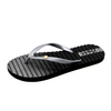 Verano de encargo de la playa colorido durable marrón Hawaii deslizadores flipper sandalias