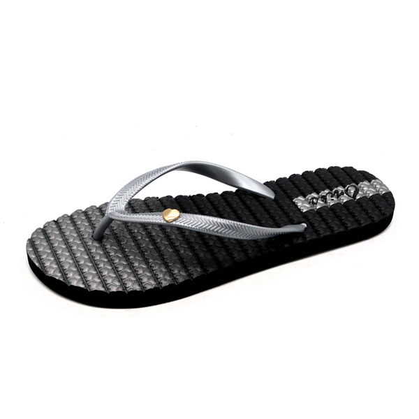 Verano de encargo de la playa colorido durable marrón Hawaii deslizadores flipper sandalias