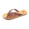 Plage personnalisée coloré durable brun Hawaii nouveau style tropical pantoufles flipper flops sandales