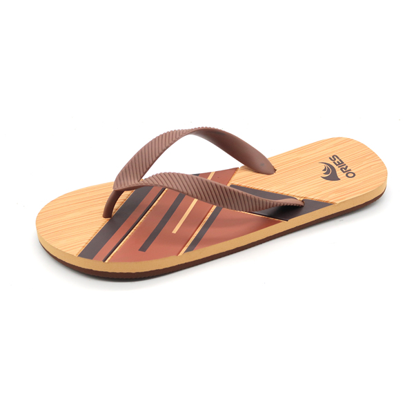 Plage personnalisée coloré durable brun Hawaii nouveau style tropical pantoufles flipper flops sandales