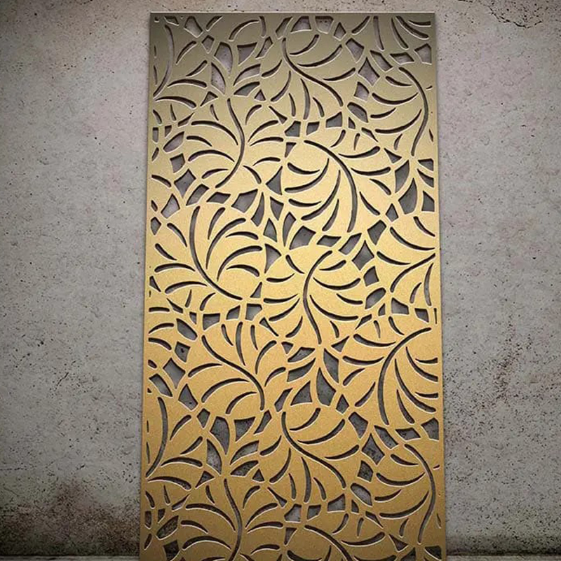 brass laser cut metal privacy screen brass laser cut metal privacy screen