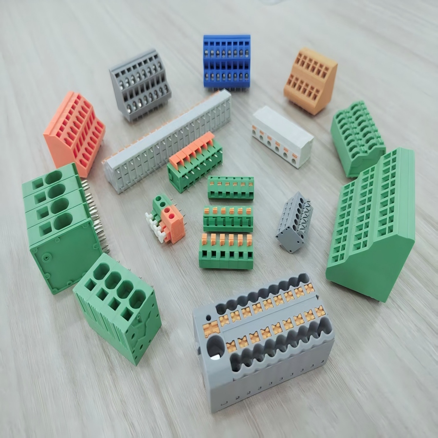 Seleccionar los bloques de terminales correctos