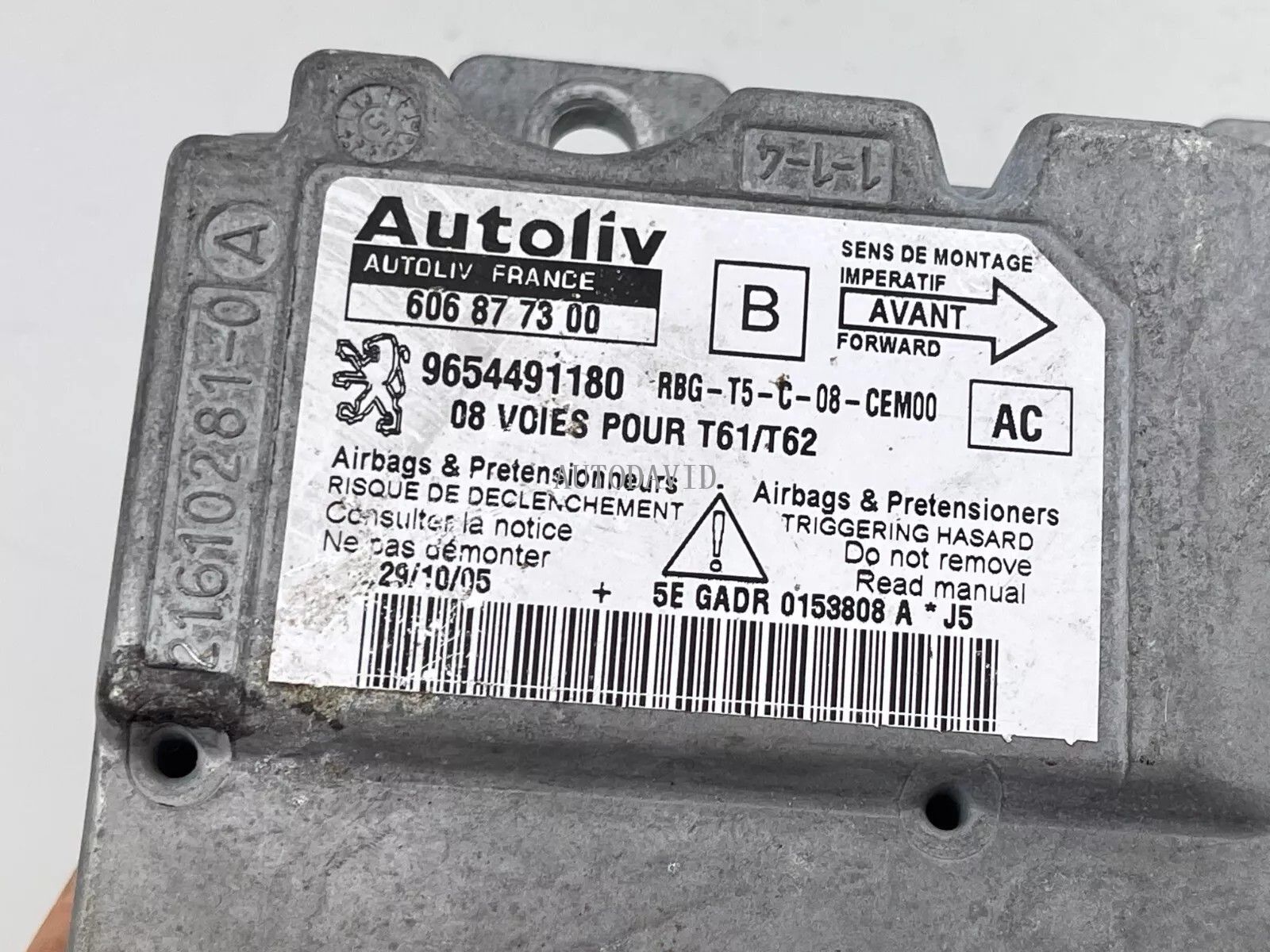 وحدة التحكم / الوحدة النمطية لبيجو 307 2007-2009 OEM: 9654491180 HS03-031-005