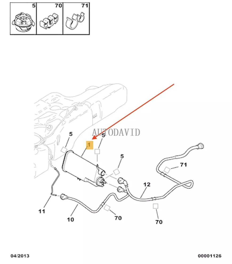 فلتر فعال لـ CITROEN C3,2003-BERLINGO / BERLINGO FIRST Box (M_) OEM: 9683409180 HS02-023-039